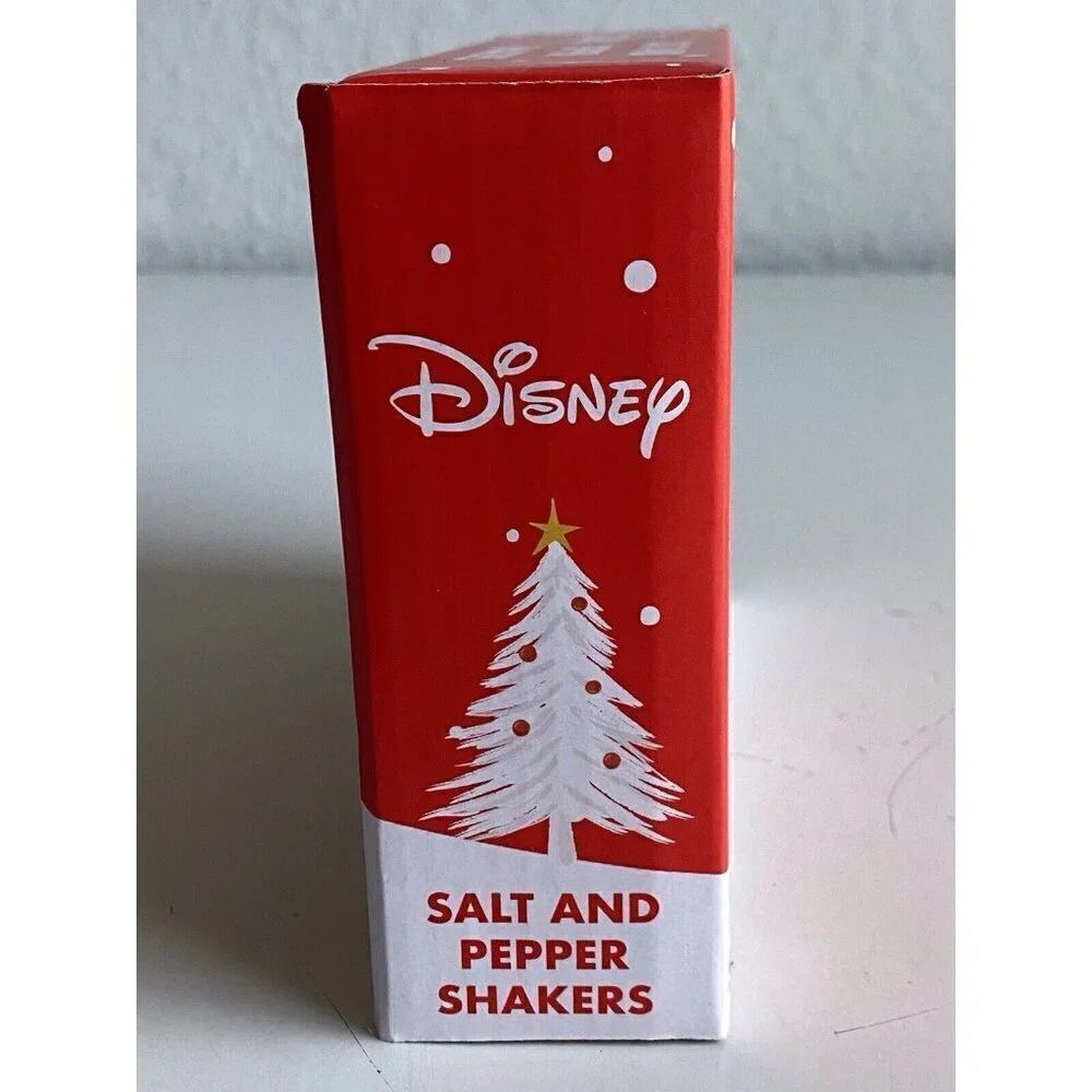 Disney Mickey and Minnie Mouse GINGERBREAD Christmas Salt Pepper Shakers NEW - Picture 6 of 12